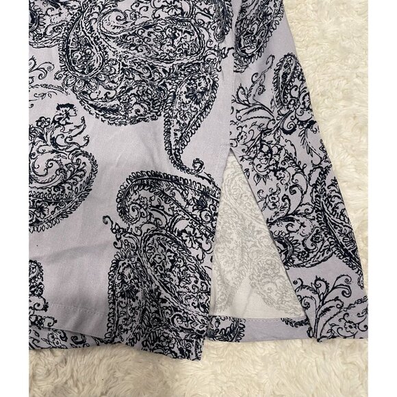 J. Jill Pure Jill Women's Pullover V-Neck Tunic Blouse 2X Long Sleeves Purple - Picture 9 of 9